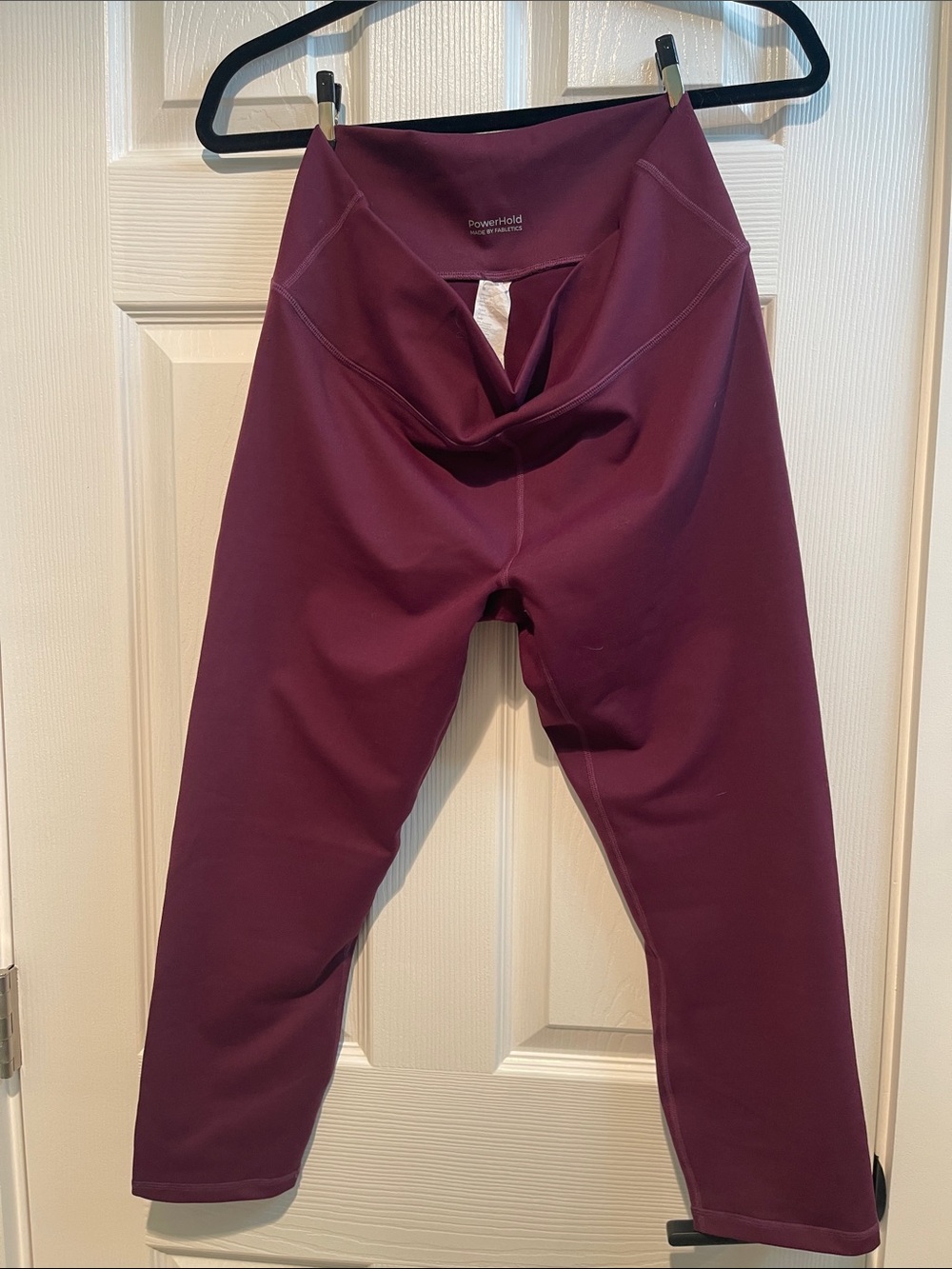 Fabletics Plum High-Rise 7/8 Performance Leggings